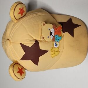 NWOT 🧢 COACH mustard applique Work baseball cap. Sold As Is